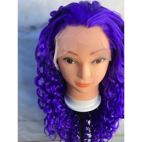 Purple Wig,Violet Purple Wig - Picture 5 of 10